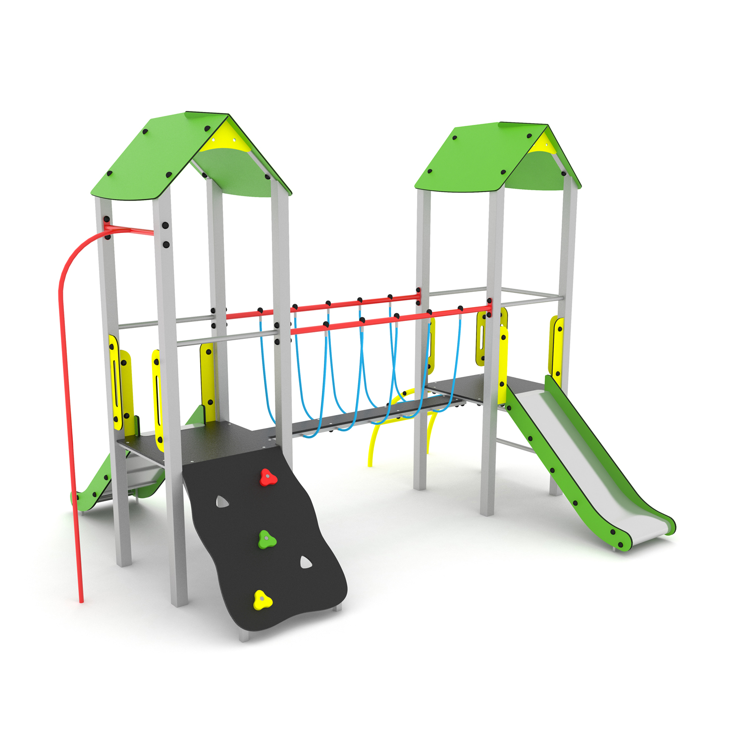 CGS Plieninis daugiafunkcinis vaikų žaidimų aikštelės įrenginys PD-VP-004
