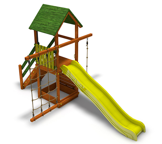 Daugiafunkcinis vaikų žaidimų aikštelių įrenginys DP-MK-001