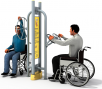 CGS Neįgaliesiems pritaikytas lauko įrenginys skirtas rankų riešų mankštai bei viršutinei raumenų daliai treniruoti LTN-TR-007