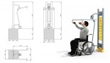 CGS Pečių, nugaros ir rankų raumenų lauko treniruoklis neįgaliems LTN-TR-018