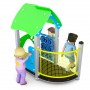 CGS Nėrūdijančio plieno daugiafunkcinis vaikų žaidimų įrenginys NPD-VP-002